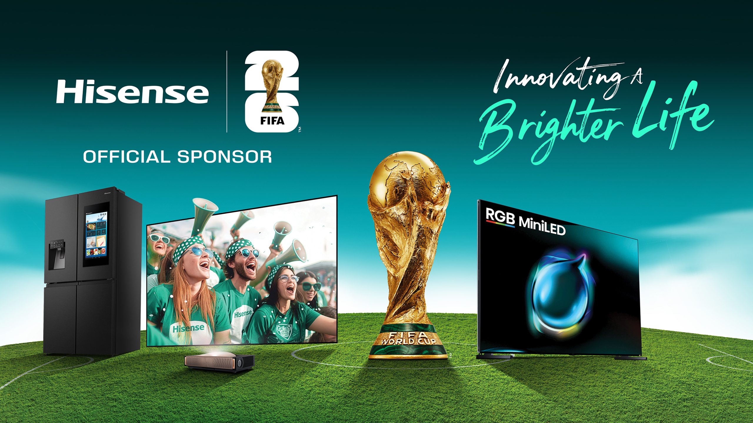 Hisense zet volgende stap in tv-innovatie met uitbreiding RGB MiniLED en 100-inch schermen